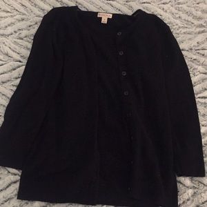 Black cardigan